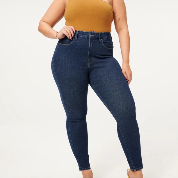 Good American Plus Size Always Fits Good Waist Skinny Jean  Blue 821 - Picture 1 of 10